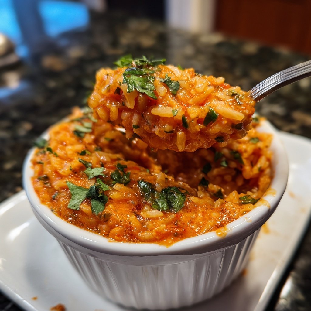 Creamy Tomato Rice with Herbs
