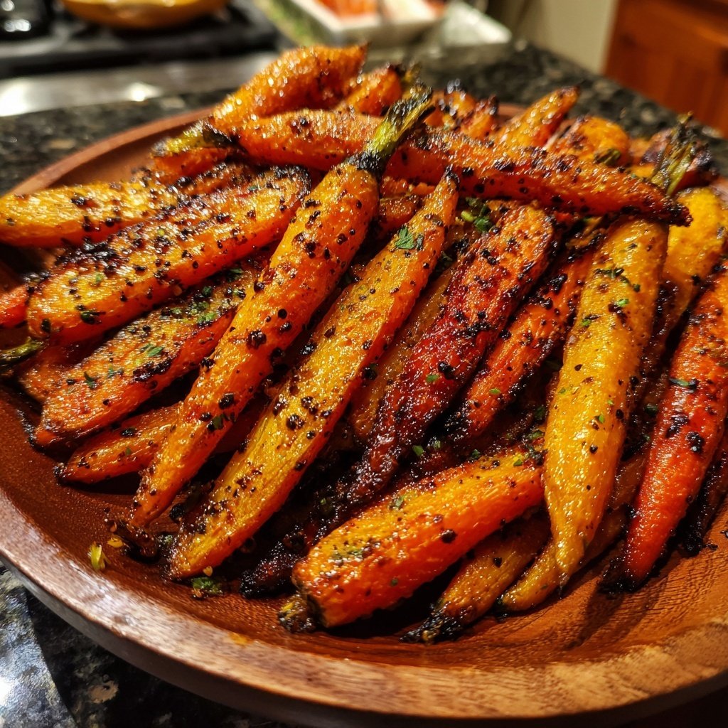 Roasted Carrots with Honey Glaze