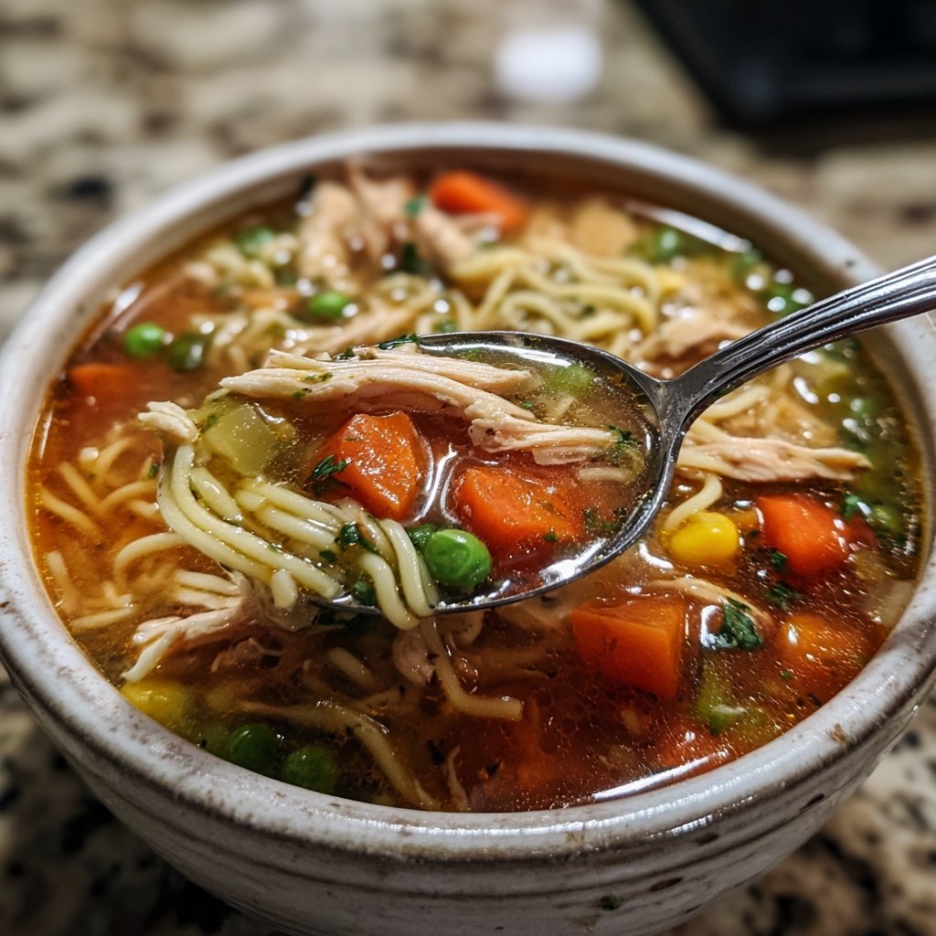 Spring Chicken Noodle Soup
