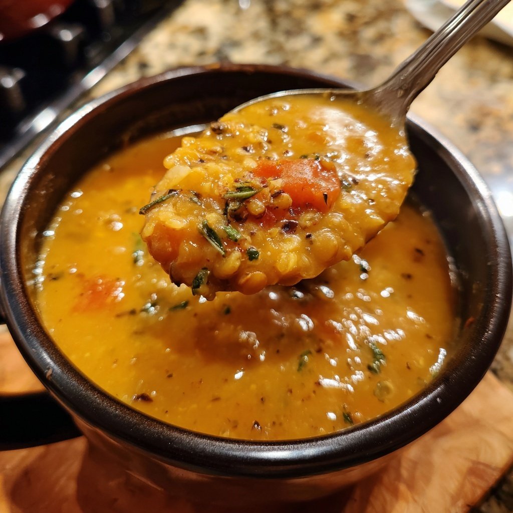 Jamaican Coconut Lentil Soup