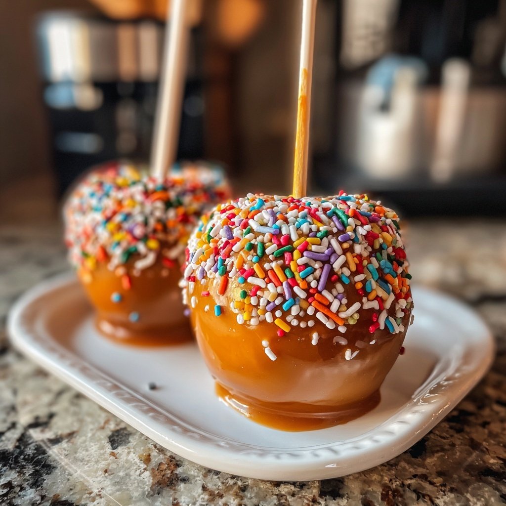 Homemade Caramel Candy Apples