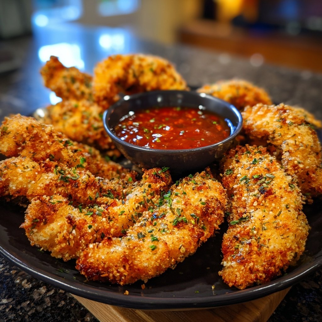 Crispy Oven Fried Chicken Tenders