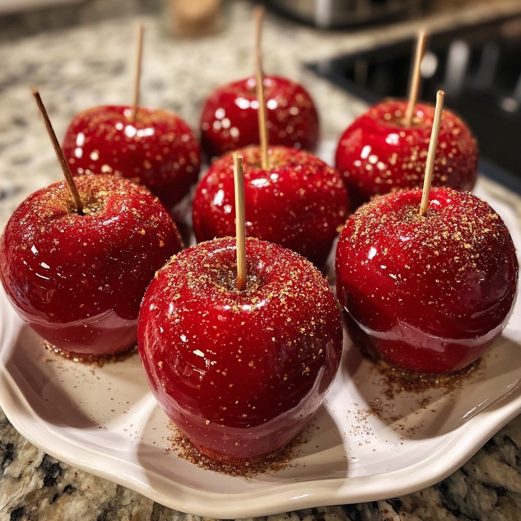 Cinnamon Sugar Candy Apples