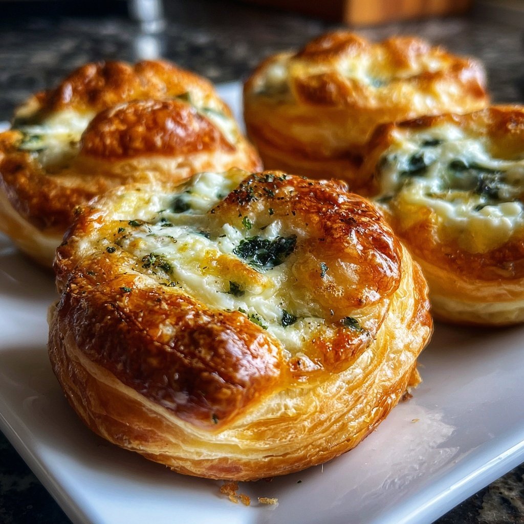 Super Bowl Party Food Spinach Ricotta Puffs
