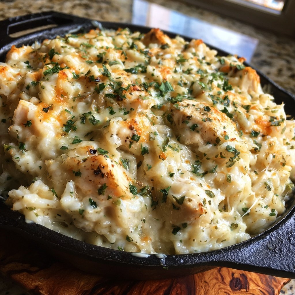 Creamy Chicken And Rice Casserole