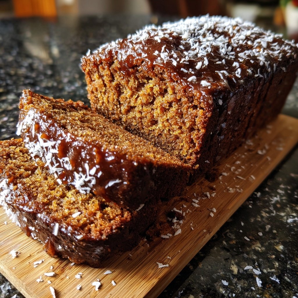 Chocolate Orange Coconut Snack Loaf