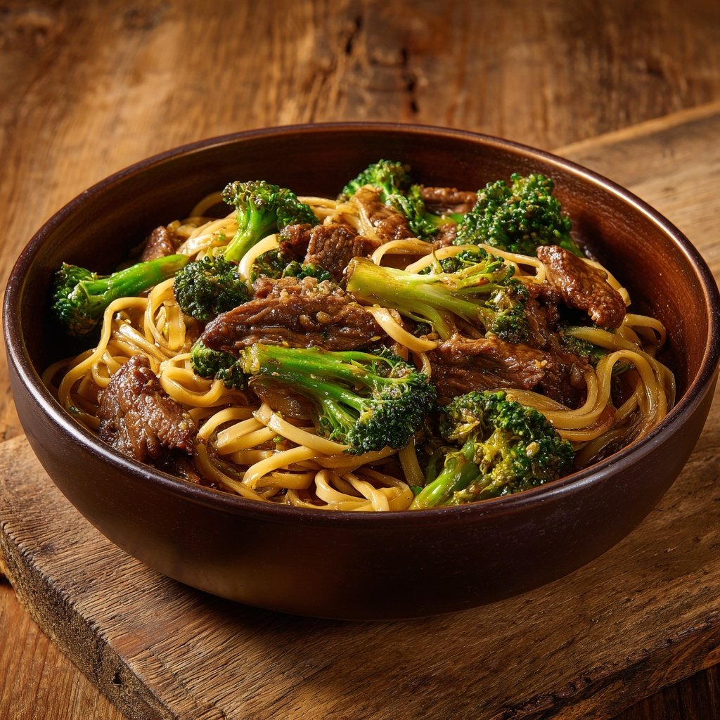 Beef And Broccoli Rice Noodles
