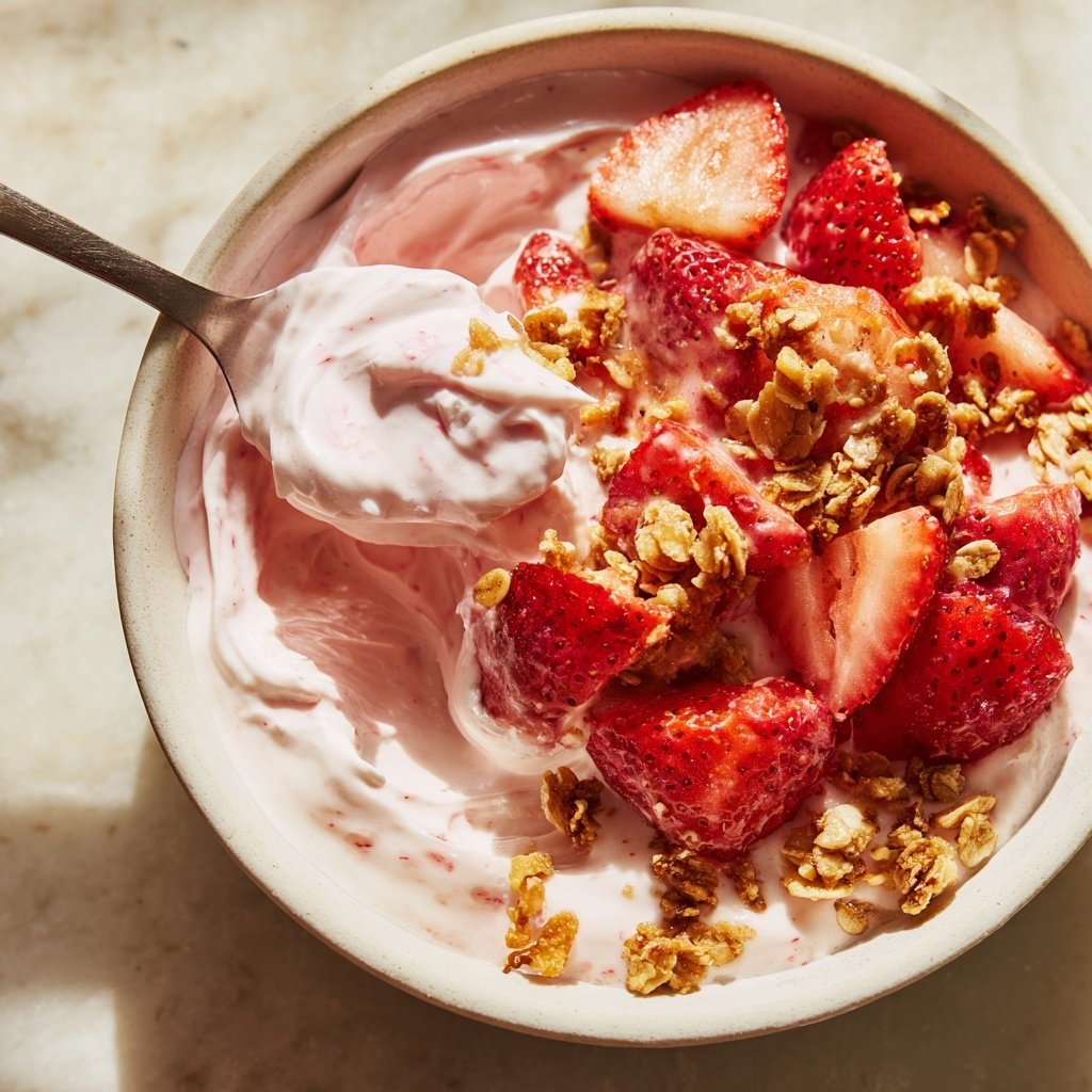 Strawberry Yogurt Breakfast Bowls