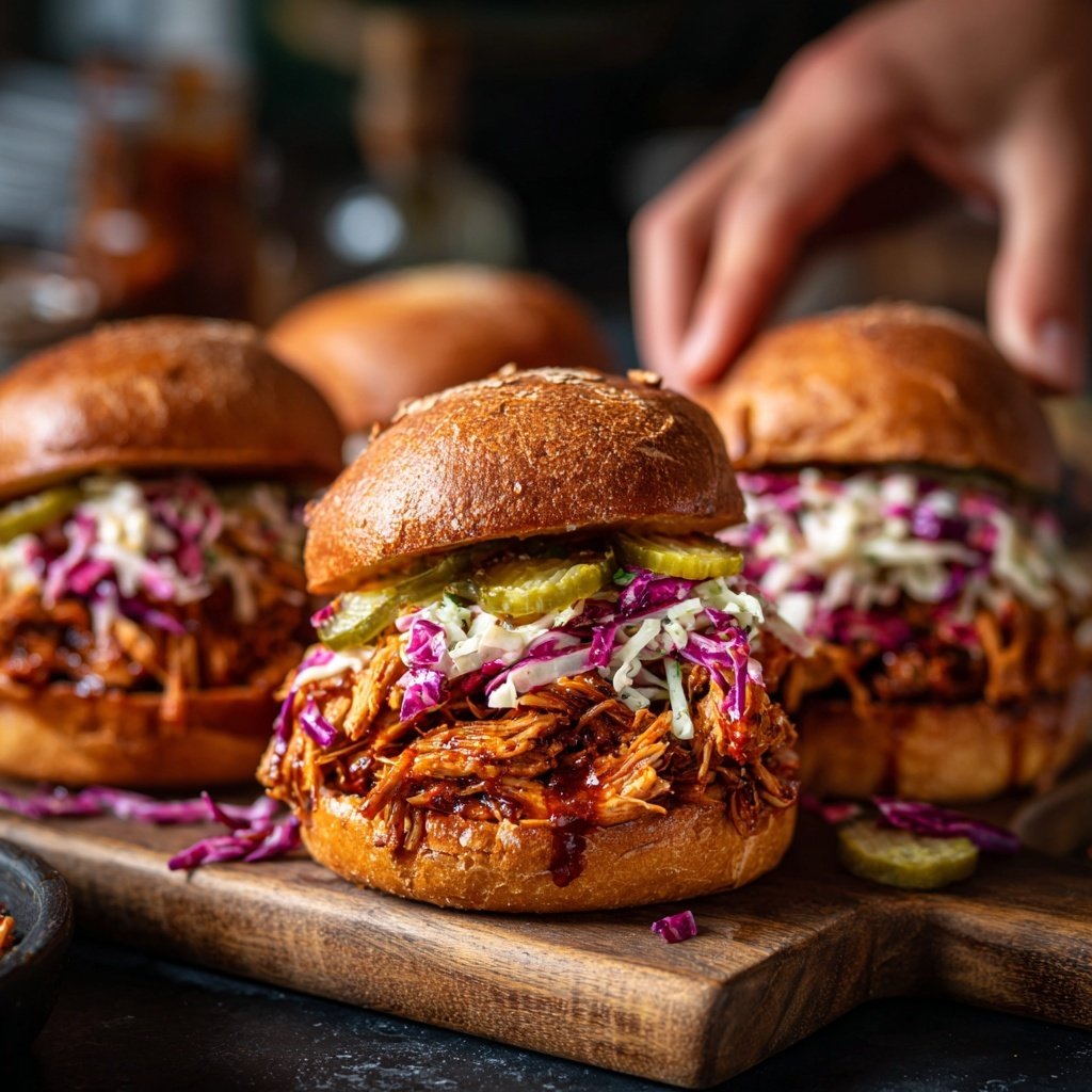 Easy BBQ Jackfruit Sliders