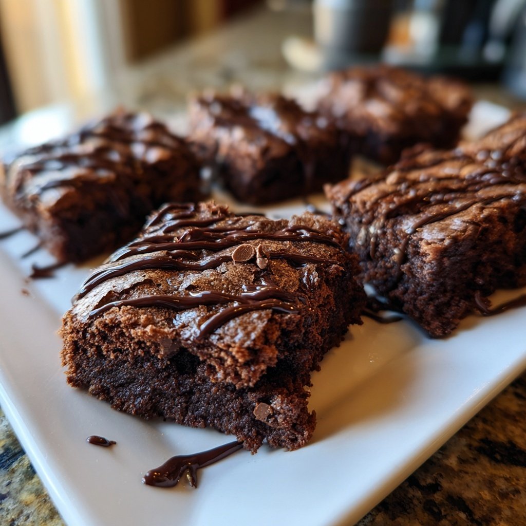 Cottage Cheese Brownies with Dark Chocolate