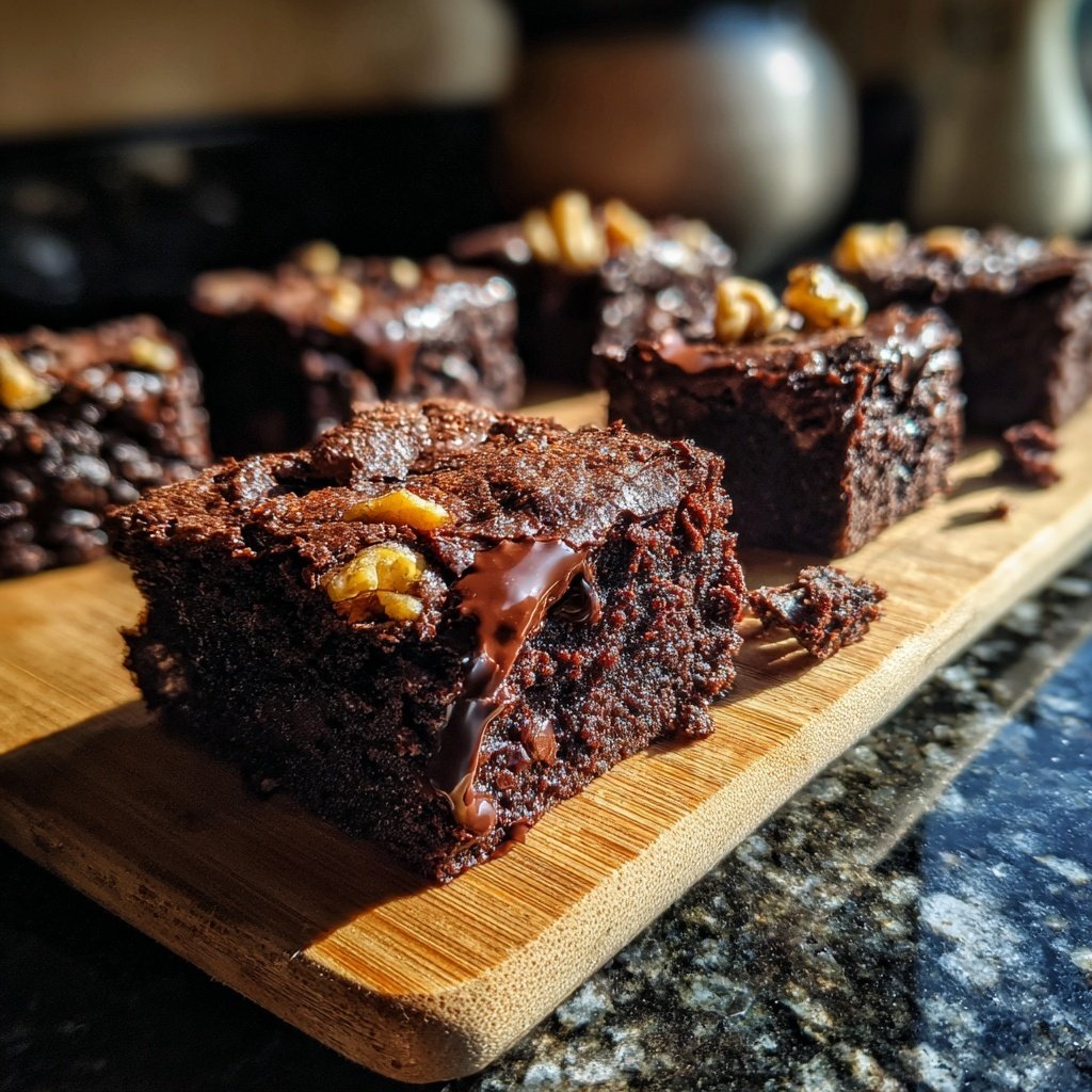 Fudgy Discard Brownies With Cocoa