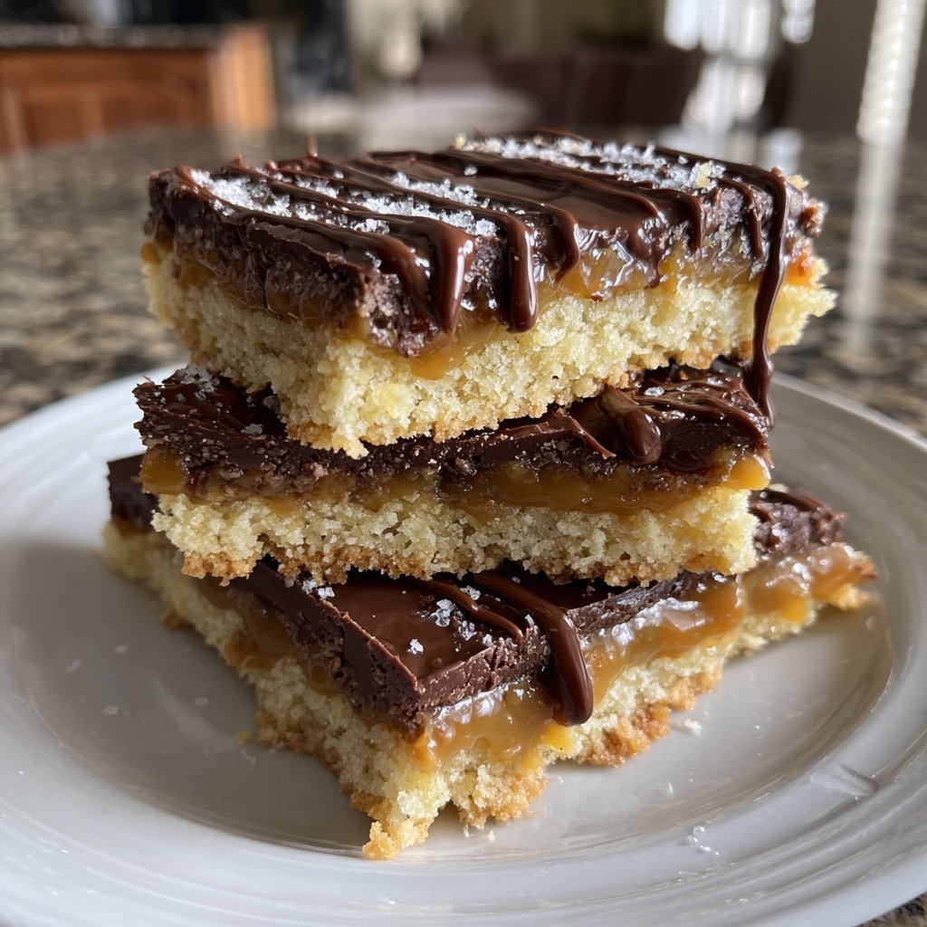 Chocolate Caramel Shortbread